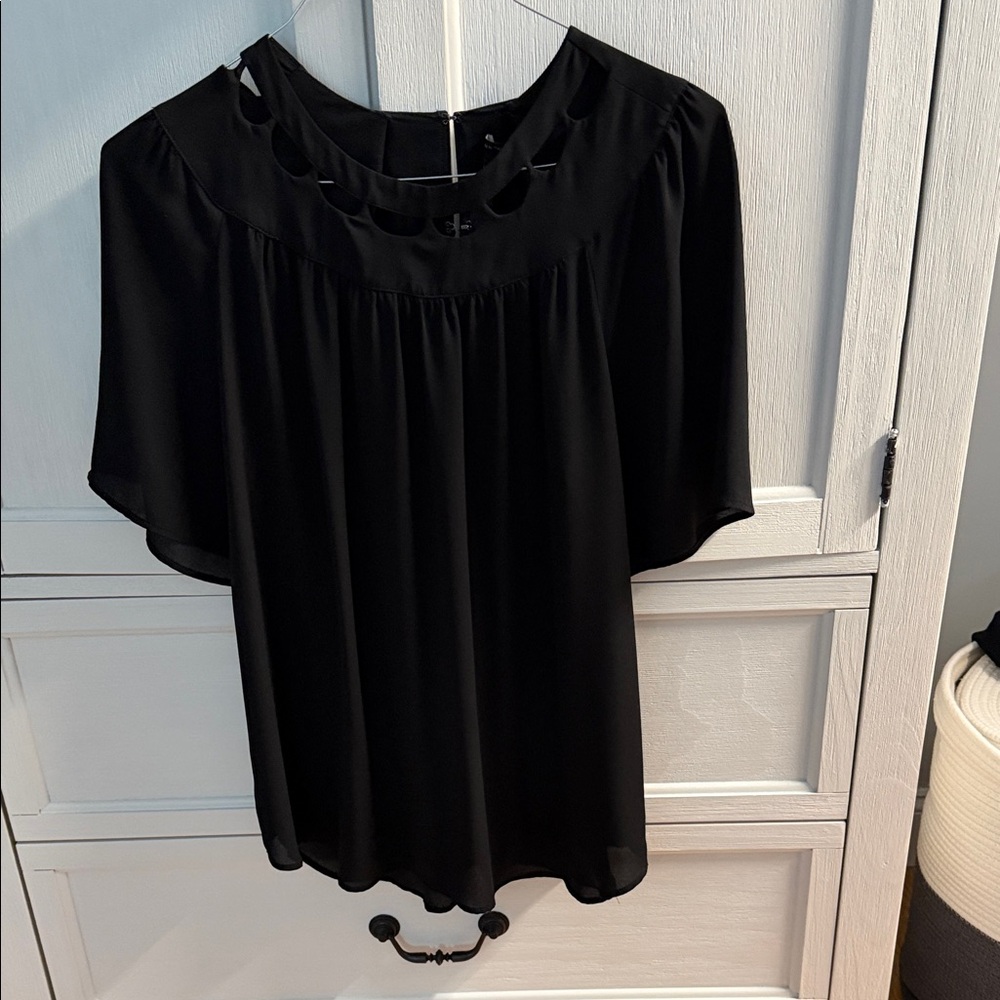 Ann Taylor Elegant Black Women's Top